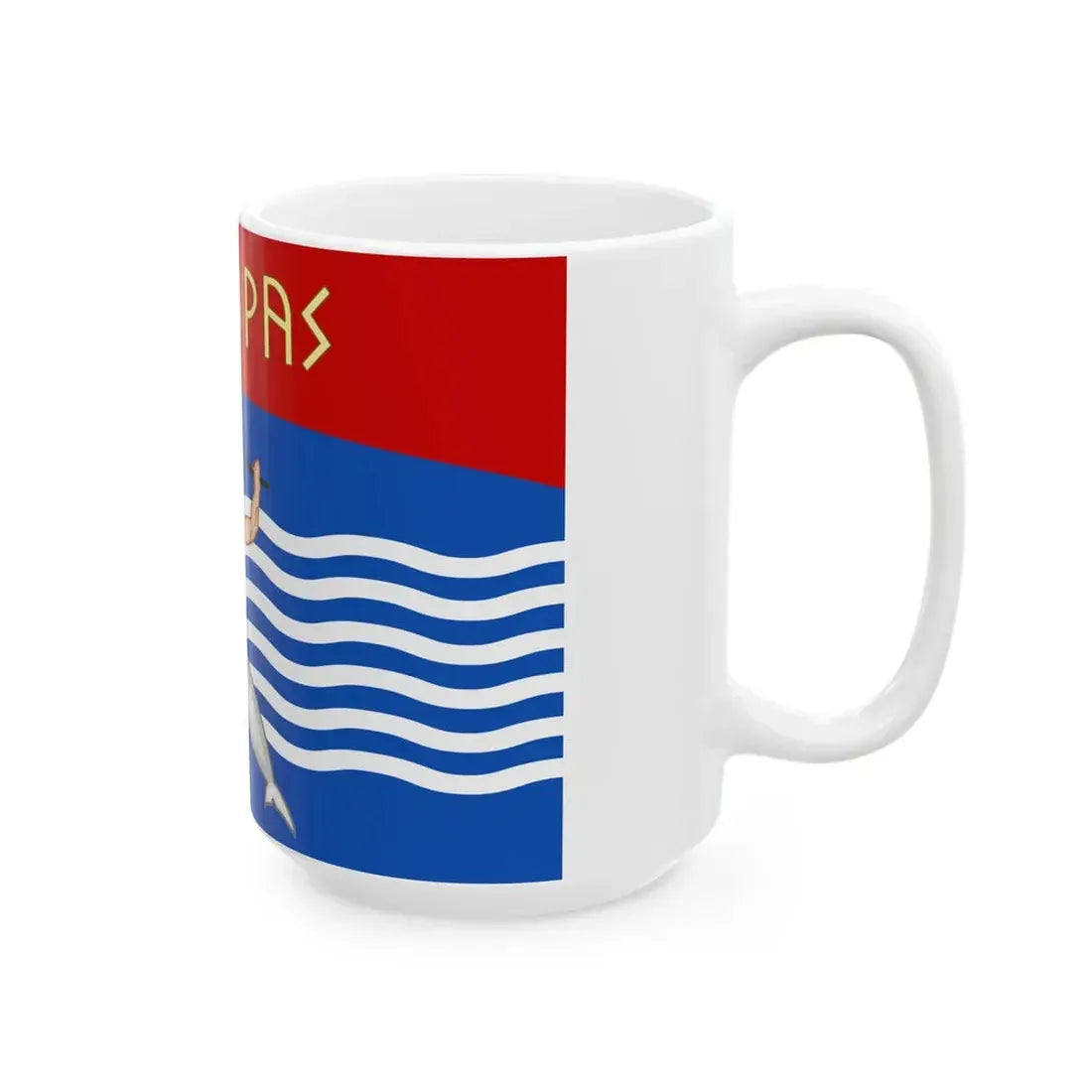 Flag of Lucanian Taranto (Italy) White Coffee Mug - Go Mug Yourself