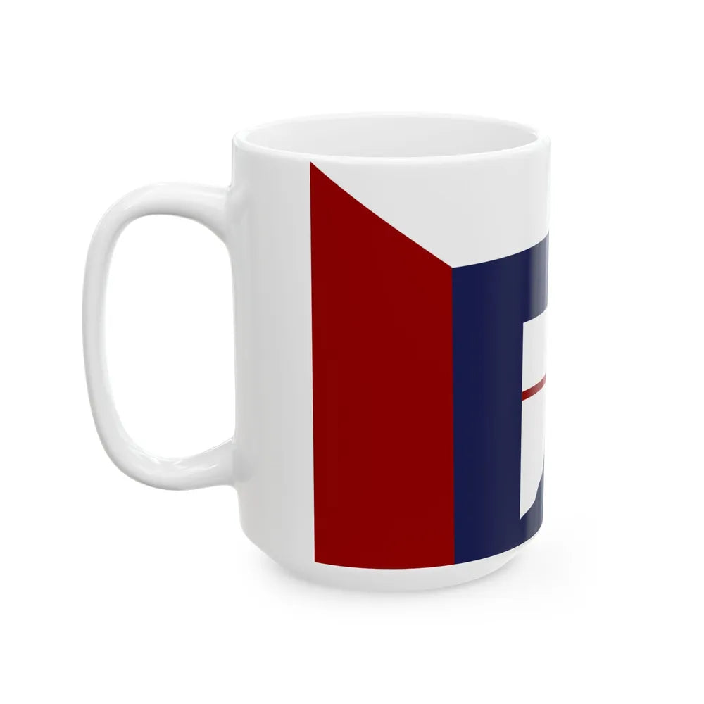 Flag of Lucas County Ohio (United States) White Coffee Mug - Go Mug Yourself
