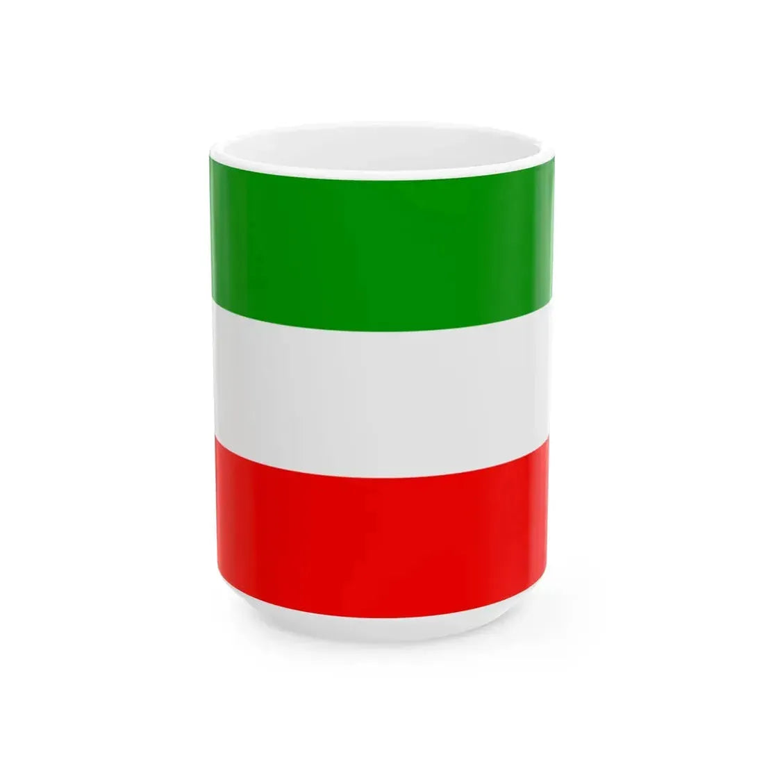Flag of Lucca 1799-1801 (Italy) White Coffee Mug 15oz - Go Mug Yourself