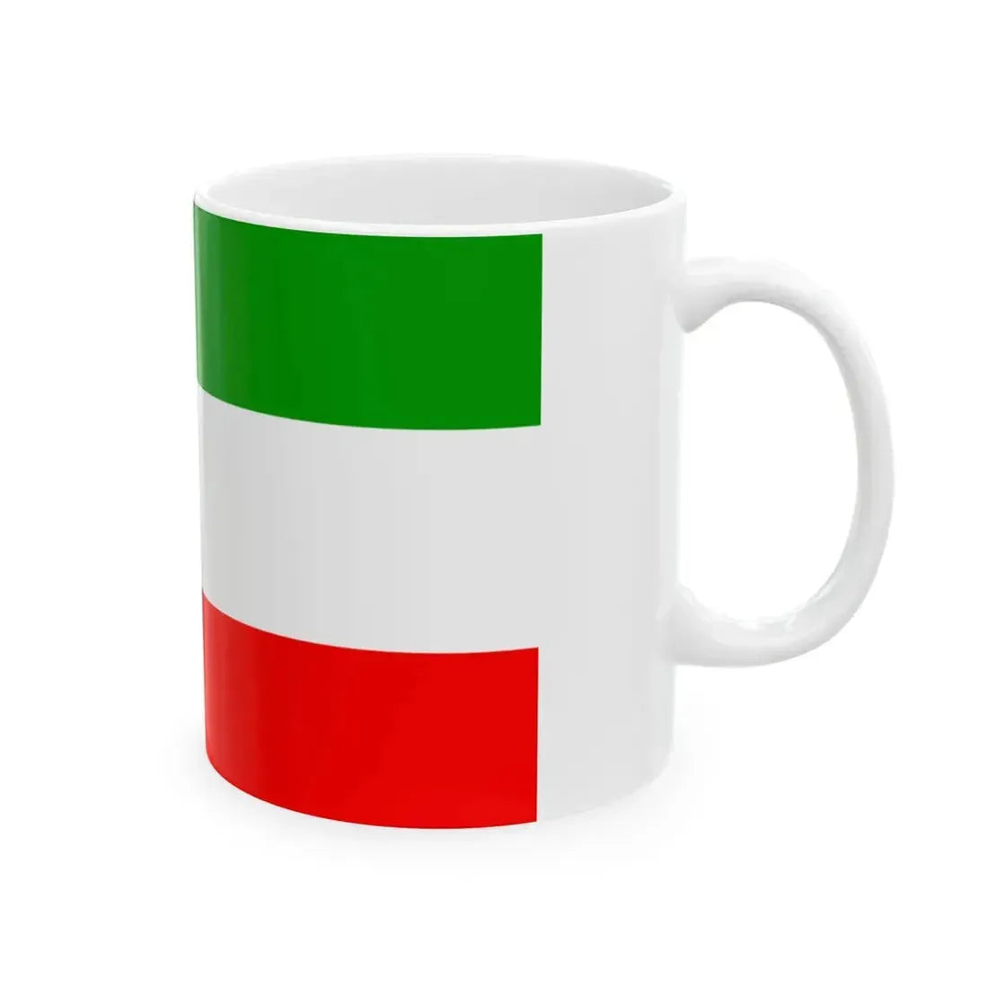 Flag of Lucca 1799-1801 (Italy) White Coffee Mug - Go Mug Yourself