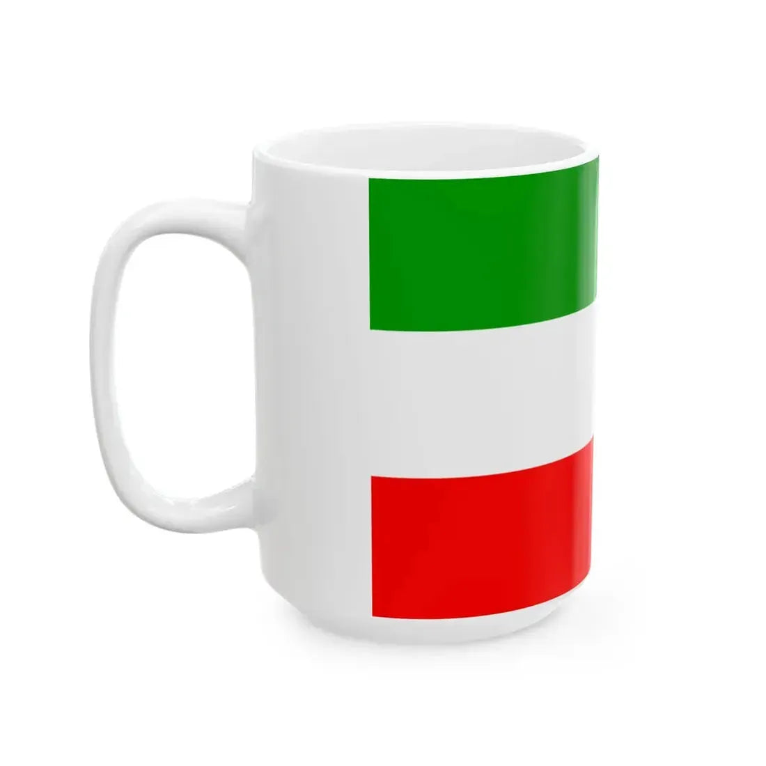 Flag of Lucca 1799-1801 (Italy) White Coffee Mug - Go Mug Yourself