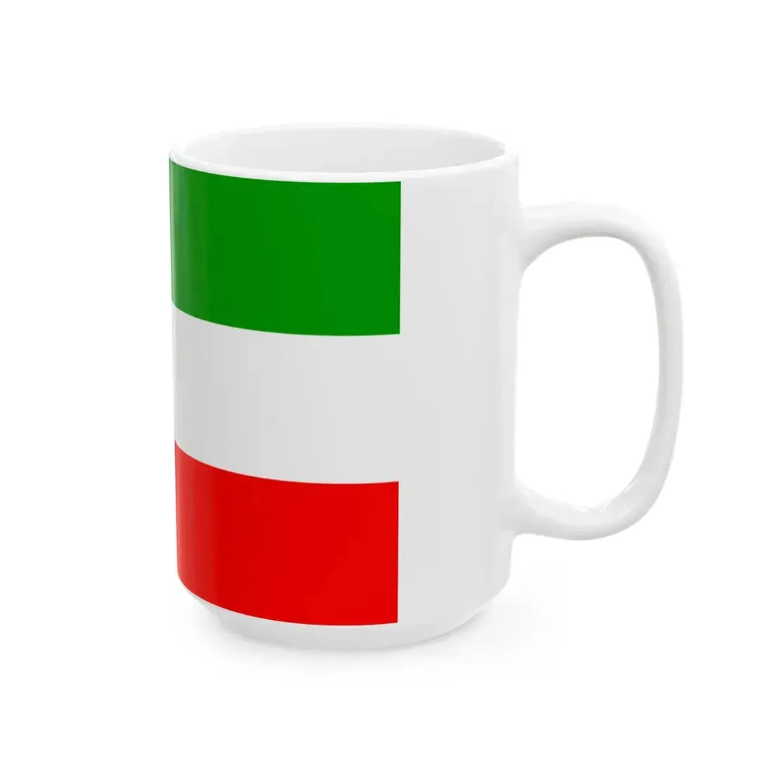 Flag of Lucca 1799-1801 (Italy) White Coffee Mug - Go Mug Yourself