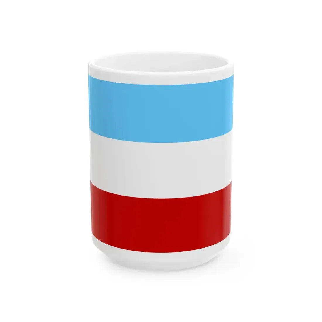 Flag of Lucca 1805-1809 (Italy) White Coffee Mug 15oz - Go Mug Yourself