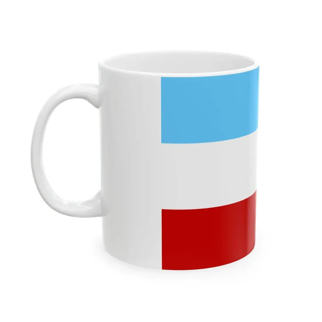 Flag of Lucca 1805-1809 (Italy) White Coffee Mug - Go Mug Yourself