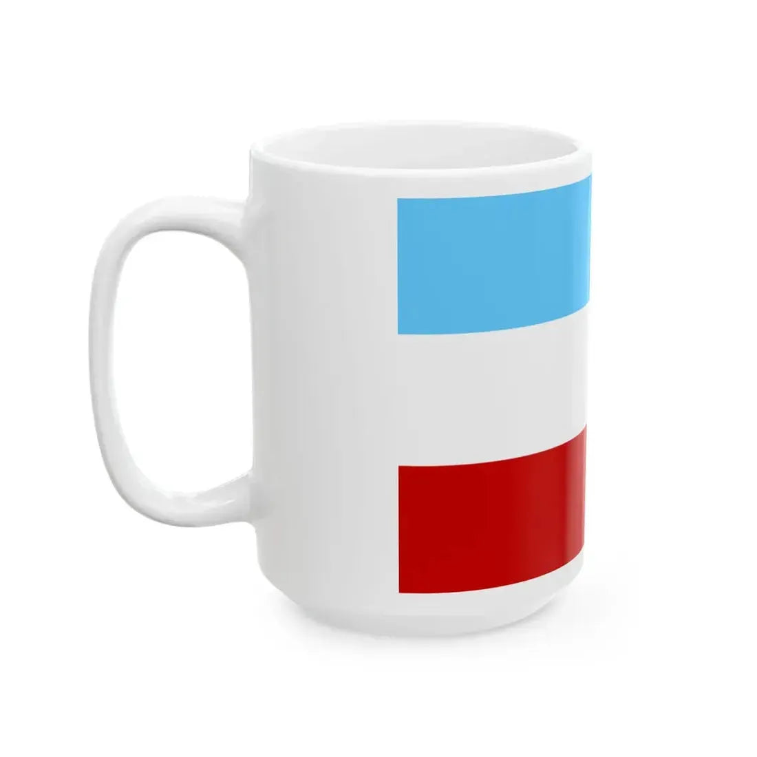 Flag of Lucca 1805-1809 (Italy) White Coffee Mug - Go Mug Yourself