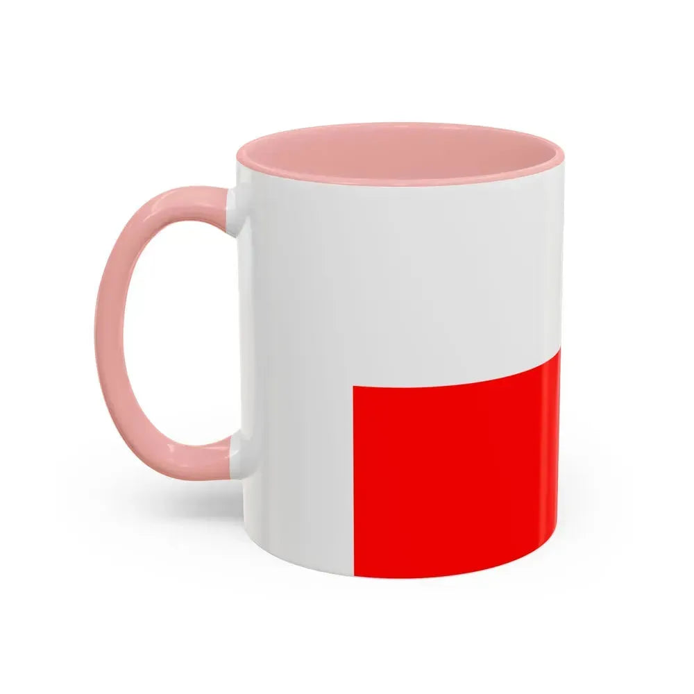 Flag of Lucca Italy - Accent Coffee Mug - Go Mug Yourself