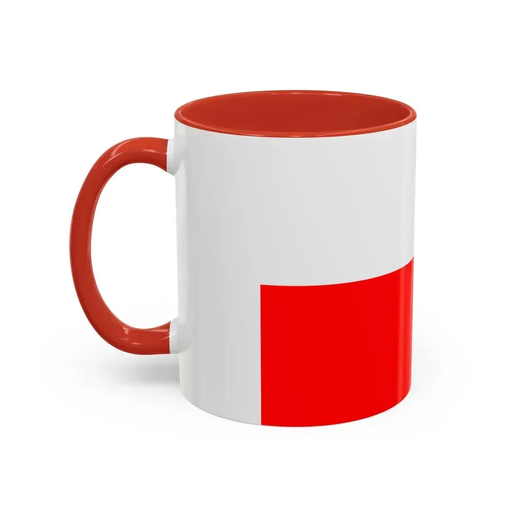 Flag of Lucca Italy - Accent Coffee Mug - Go Mug Yourself