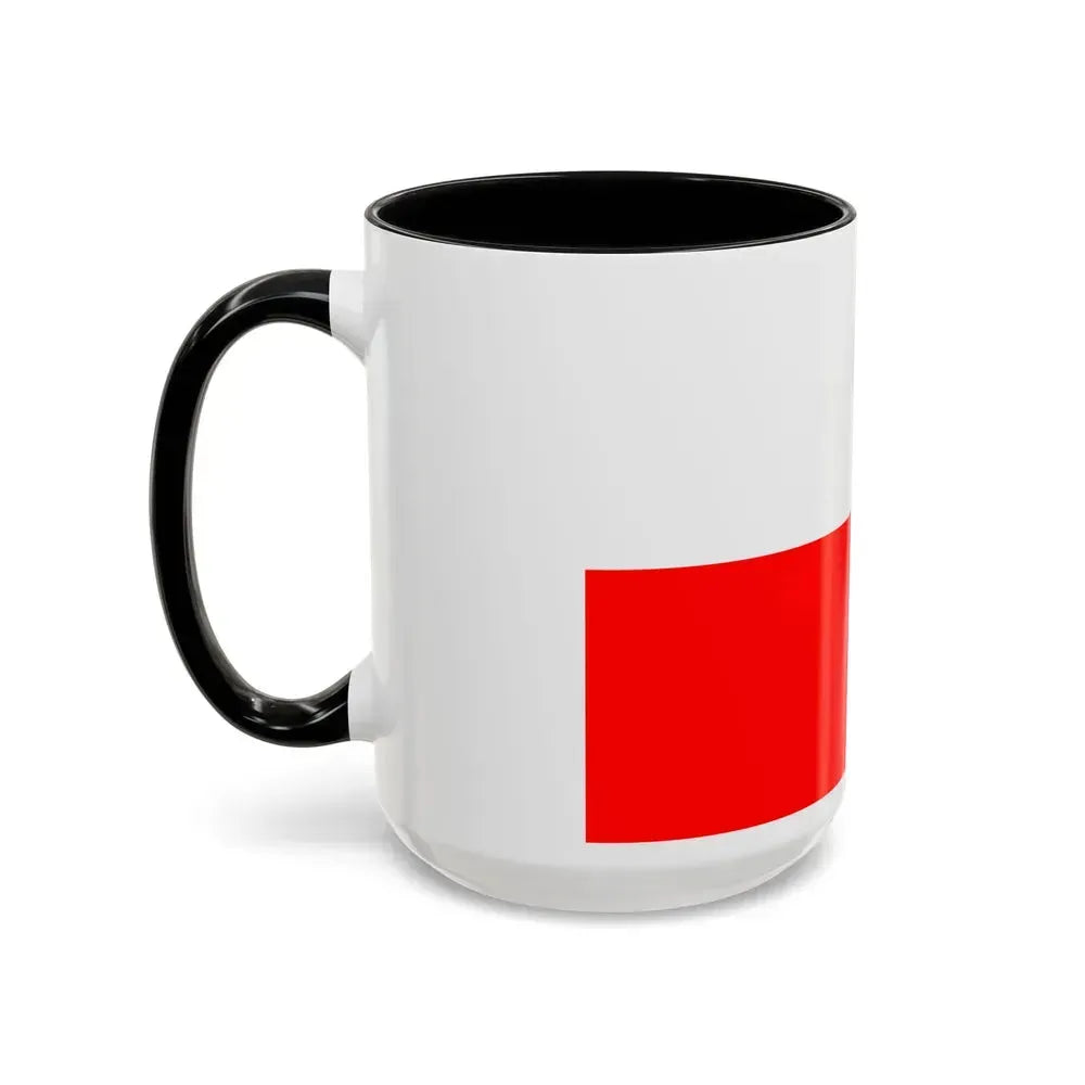 Flag of Lucca Italy - Accent Coffee Mug - Go Mug Yourself
