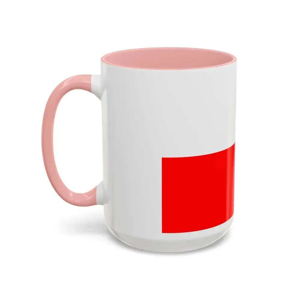 Flag of Lucca Italy - Accent Coffee Mug - Go Mug Yourself