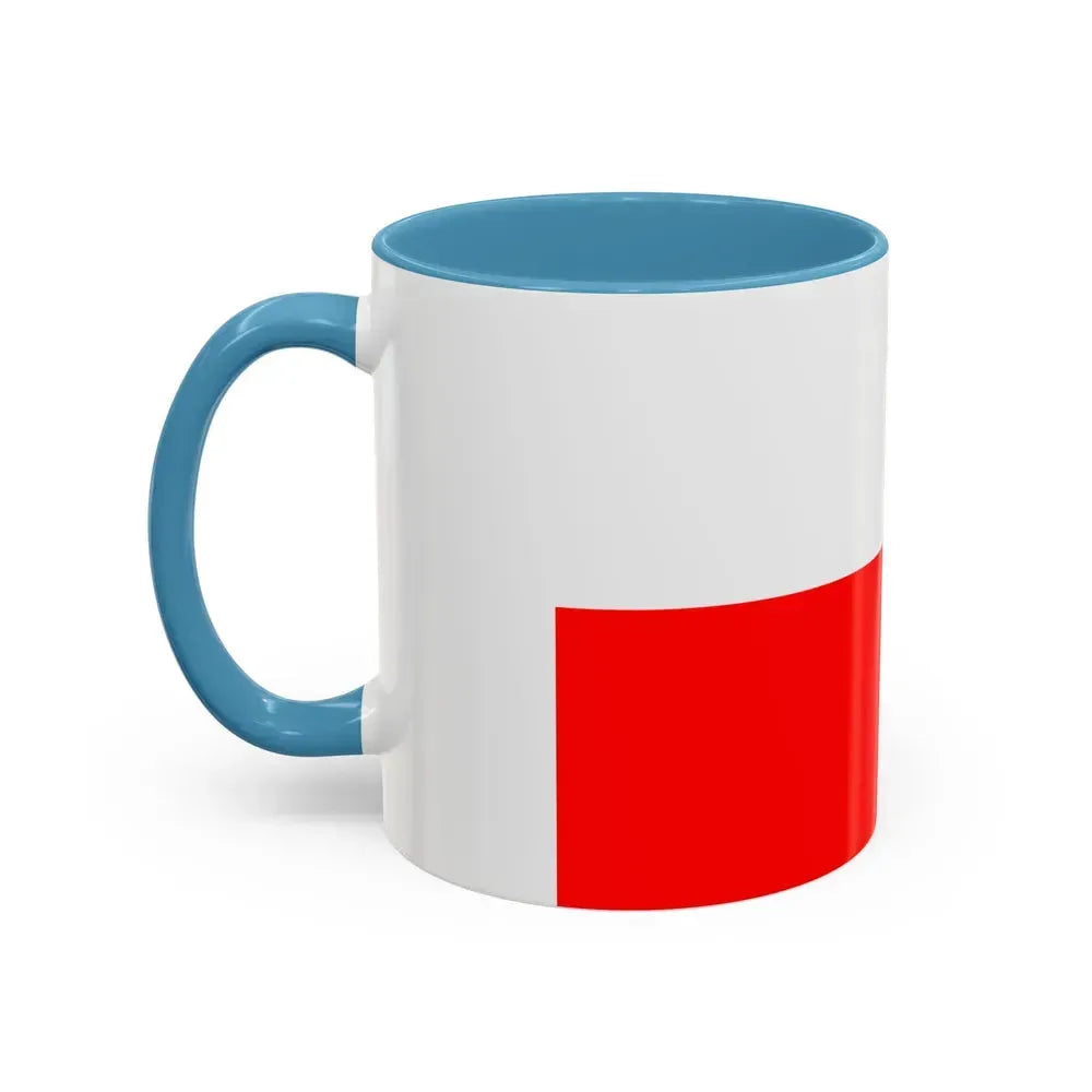 Flag of Lucca Italy - Accent Coffee Mug - Go Mug Yourself