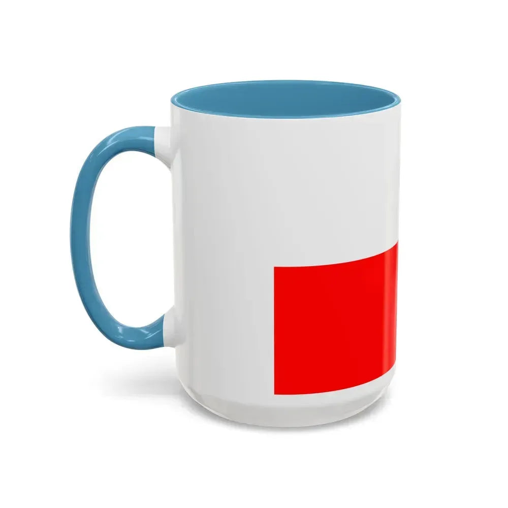 Flag of Lucca Italy - Accent Coffee Mug - Go Mug Yourself