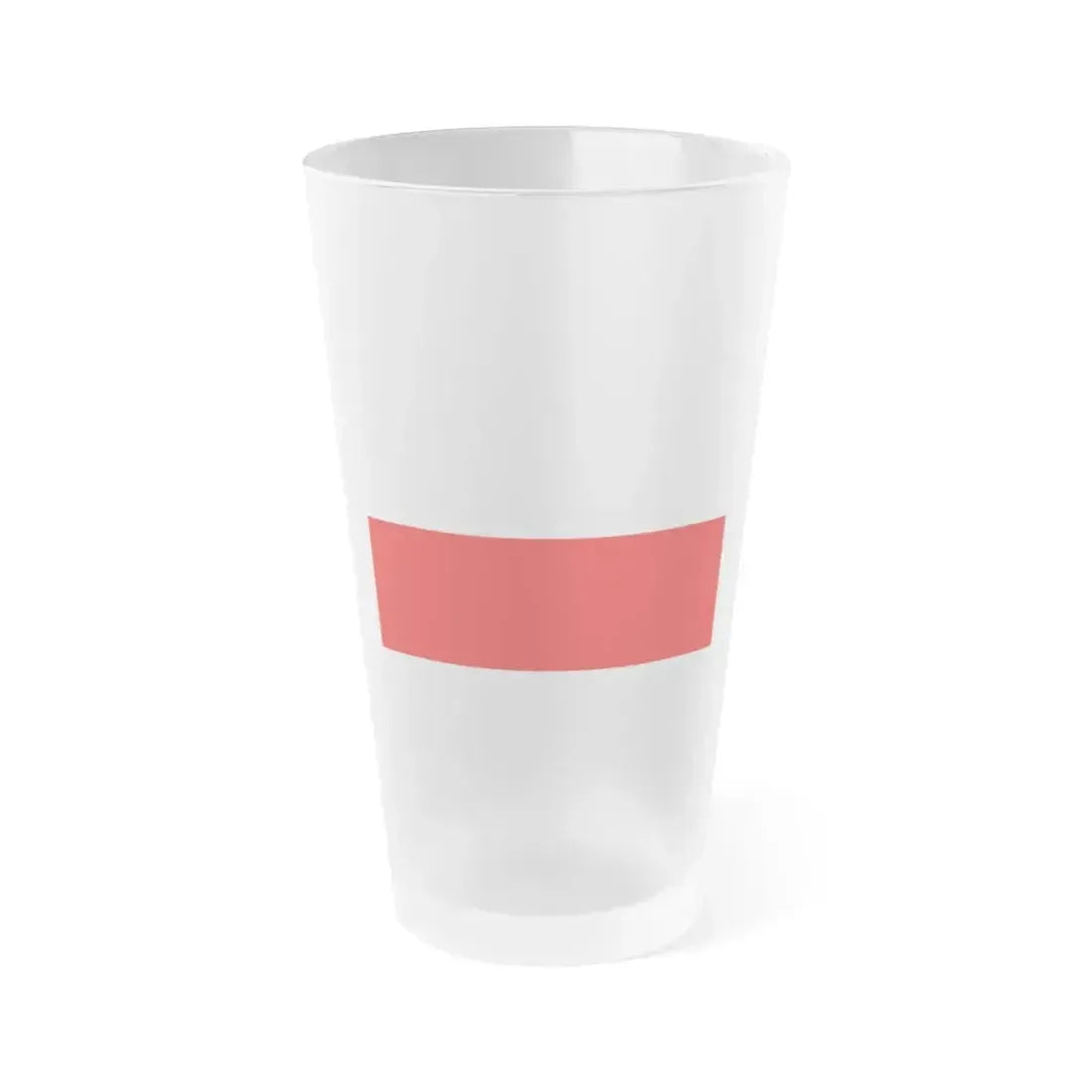 Flag of Lucca Italy - Frosted Pint Glass 16oz 16oz Frosted - Go Mug Yourself