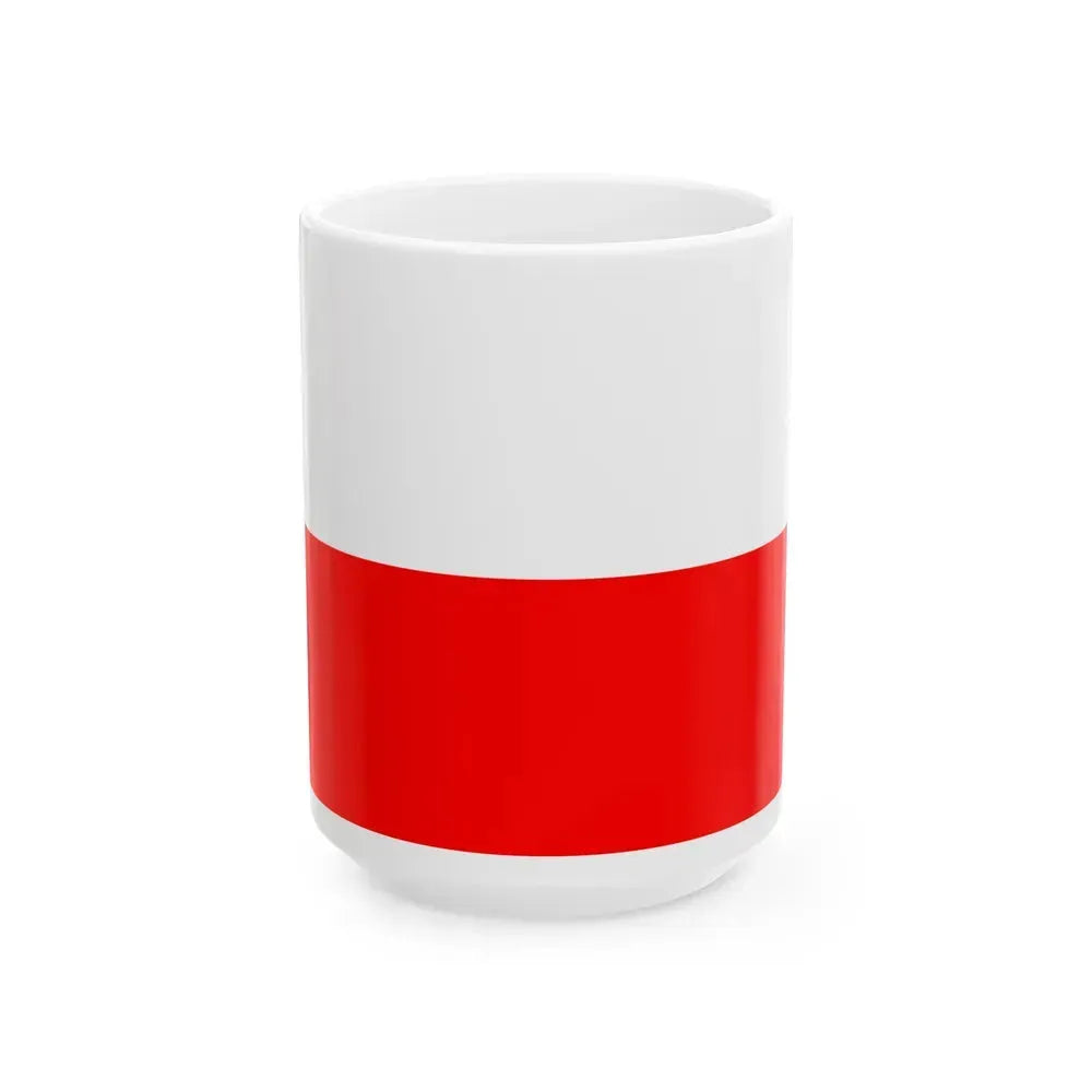 Flag of Lucca Italy - White Coffee Mug 15oz - Go Mug Yourself