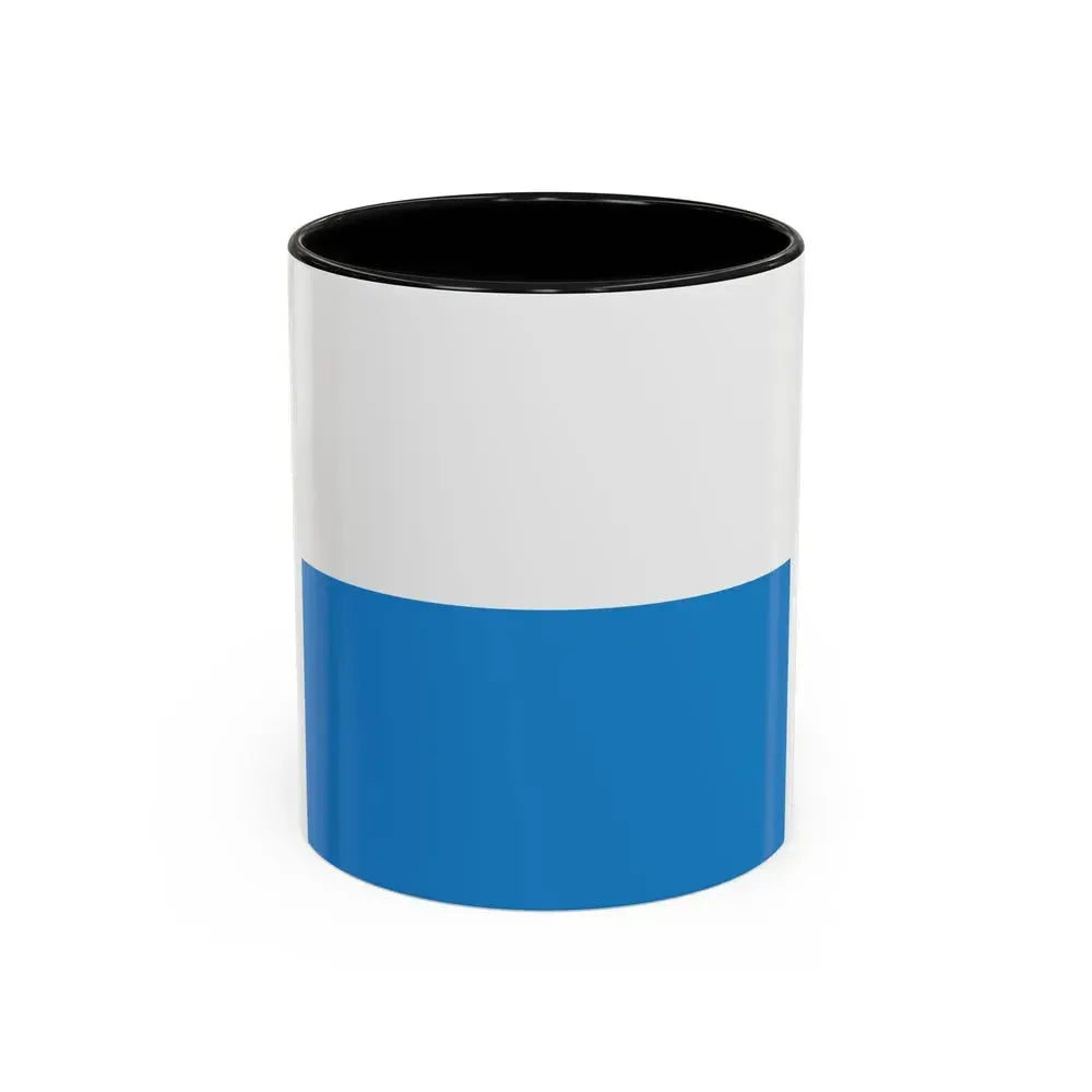 Flag of Lucerne Switzerland - Accent Coffee Mug 11oz Black - Go Mug Yourself