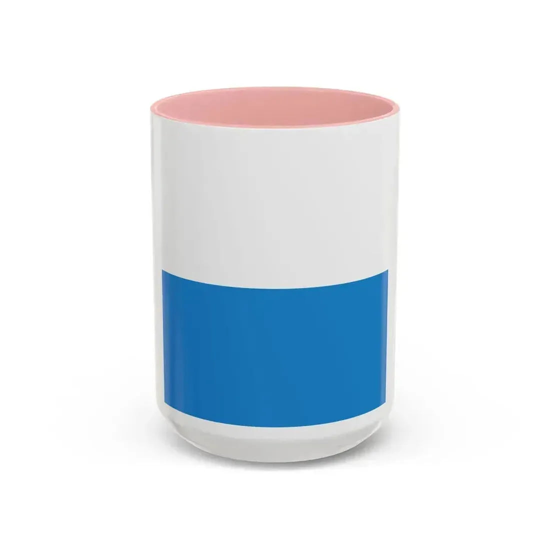 Flag of Lucerne Switzerland - Accent Coffee Mug 15oz Pink - Go Mug Yourself