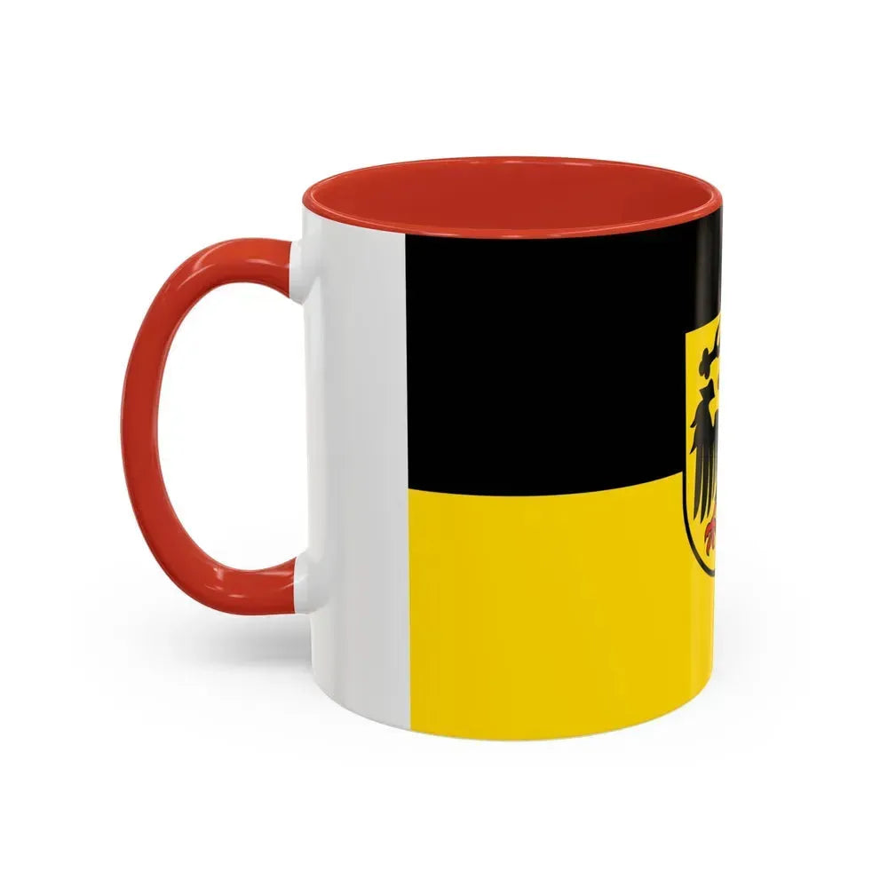 Flag of Ludwigsburg Germany - Accent Coffee Mug - Go Mug Yourself