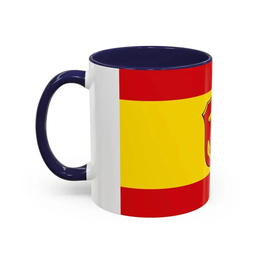 Flag of Ludwigshafen am Rhein Germany - Accent Coffee Mug - Go Mug Yourself