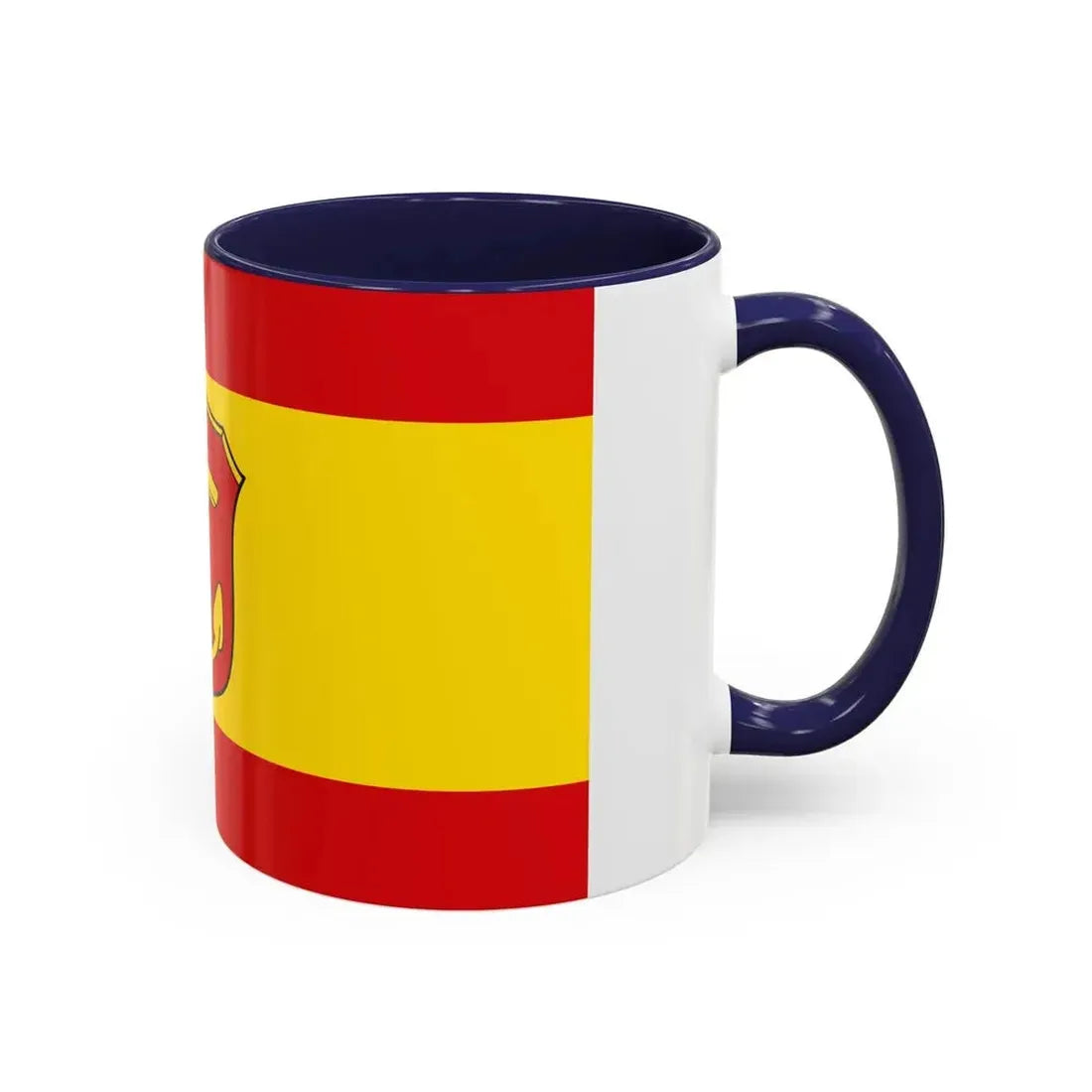 Flag of Ludwigshafen am Rhein Germany - Accent Coffee Mug - Go Mug Yourself