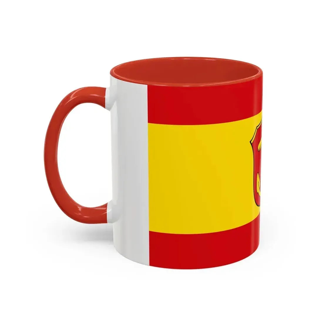Flag of Ludwigshafen am Rhein Germany - Accent Coffee Mug - Go Mug Yourself