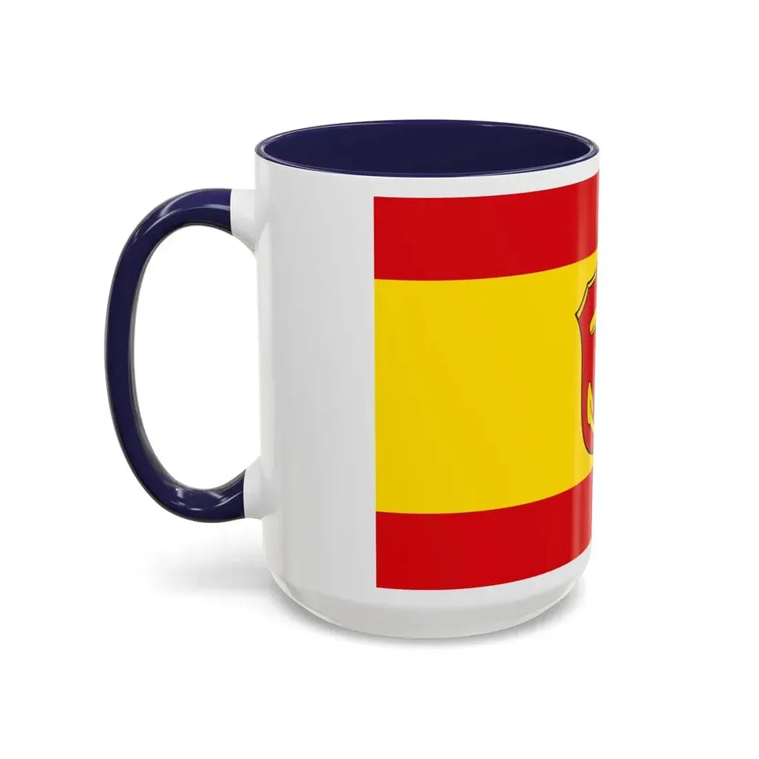 Flag of Ludwigshafen am Rhein Germany - Accent Coffee Mug - Go Mug Yourself