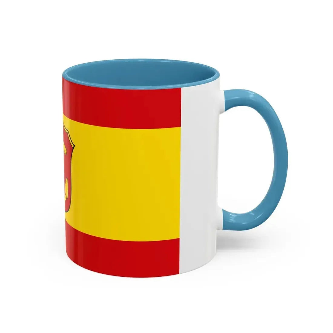 Flag of Ludwigshafen am Rhein Germany - Accent Coffee Mug - Go Mug Yourself