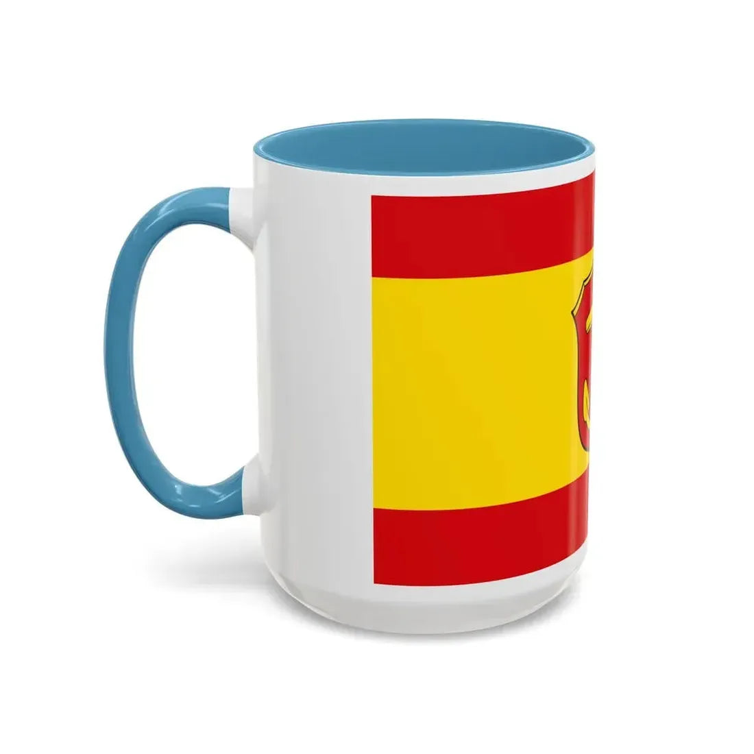 Flag of Ludwigshafen am Rhein Germany - Accent Coffee Mug - Go Mug Yourself