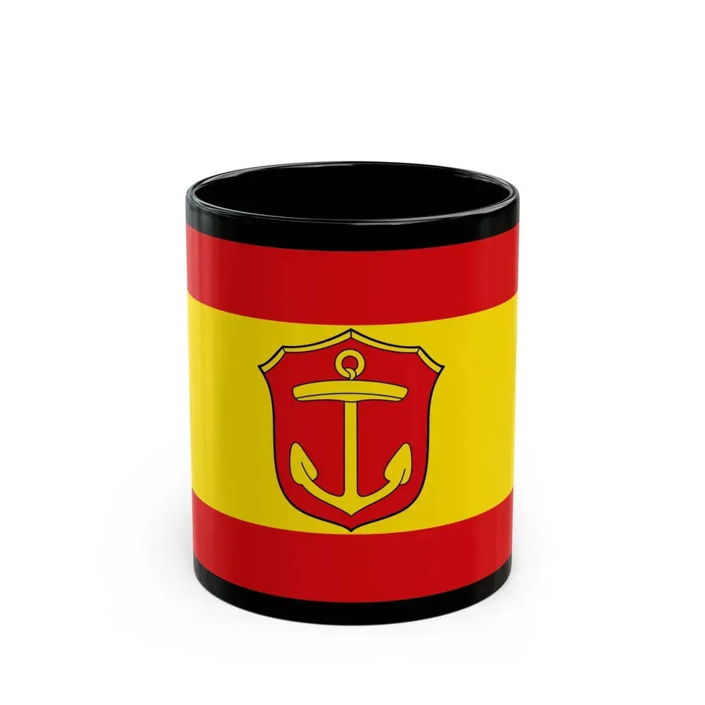 Flag of Ludwigshafen am Rhein Germany - Black Coffee Mug 11oz - Go Mug Yourself