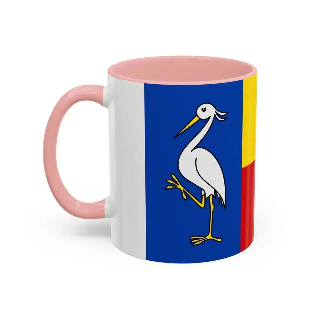 Flag of Ludwigslust Parchim Germany - Accent Coffee Mug - Go Mug Yourself