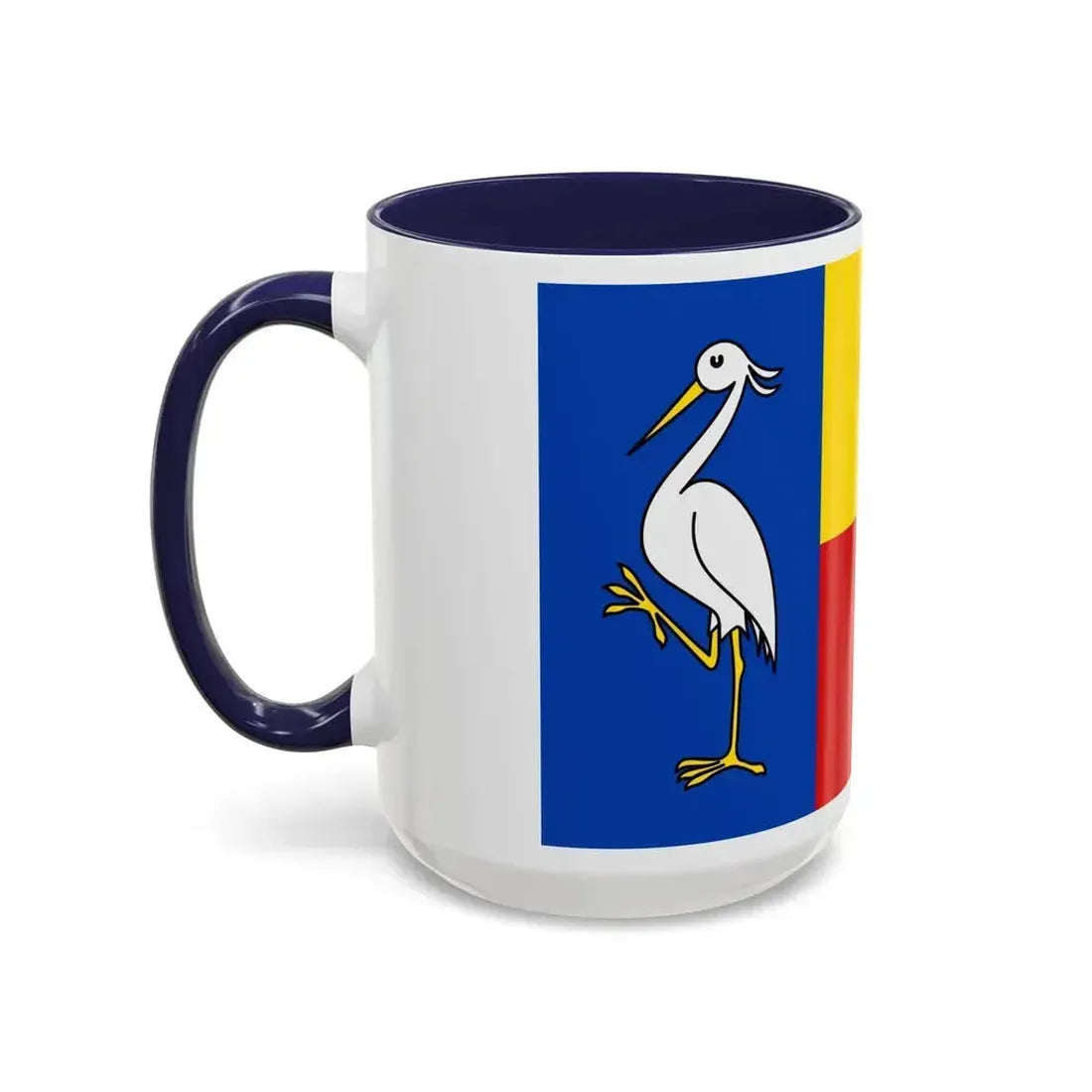 Flag of Ludwigslust Parchim Germany - Accent Coffee Mug - Go Mug Yourself