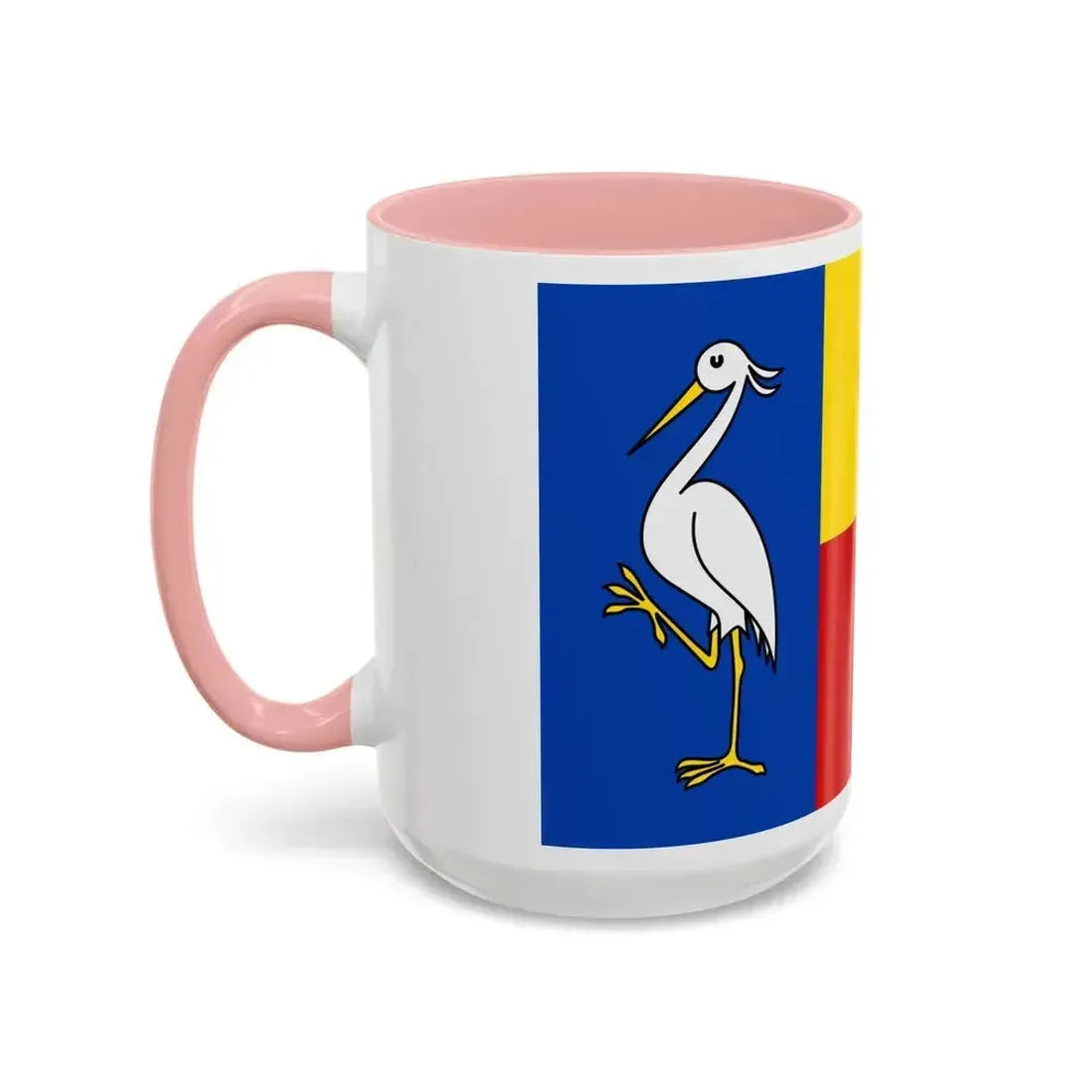 Flag of Ludwigslust Parchim Germany - Accent Coffee Mug - Go Mug Yourself