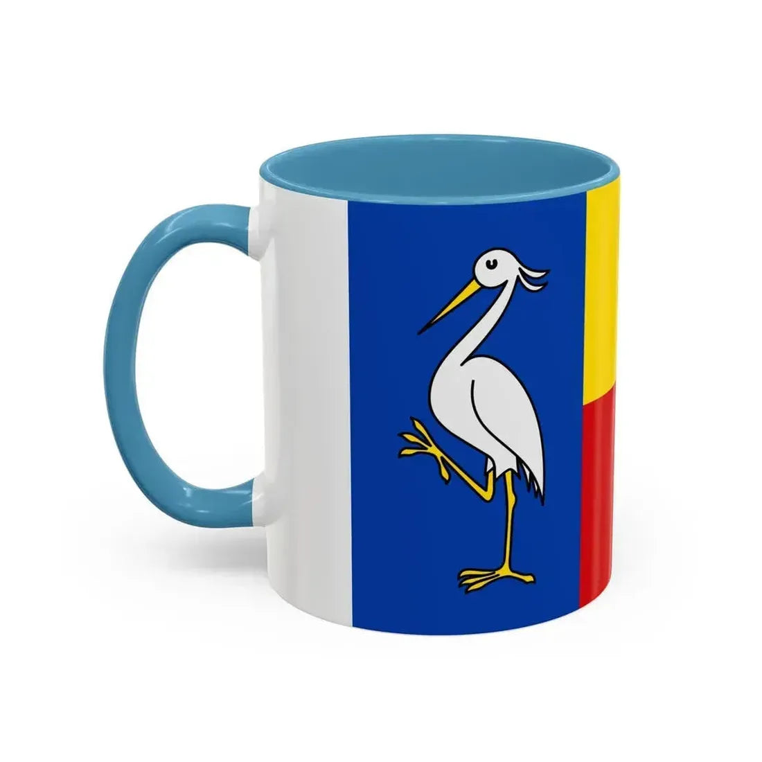 Flag of Ludwigslust Parchim Germany - Accent Coffee Mug - Go Mug Yourself