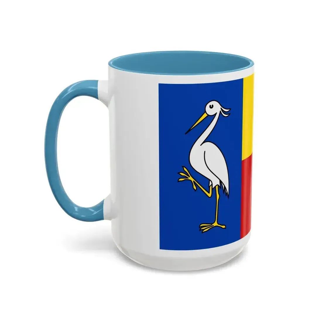 Flag of Ludwigslust Parchim Germany - Accent Coffee Mug - Go Mug Yourself