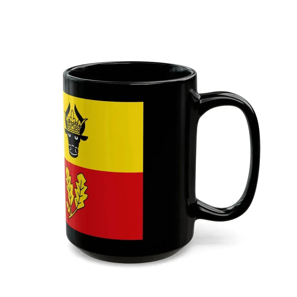 Flag of Ludwigslust Parchim Germany - Black Coffee Mug - Go Mug Yourself