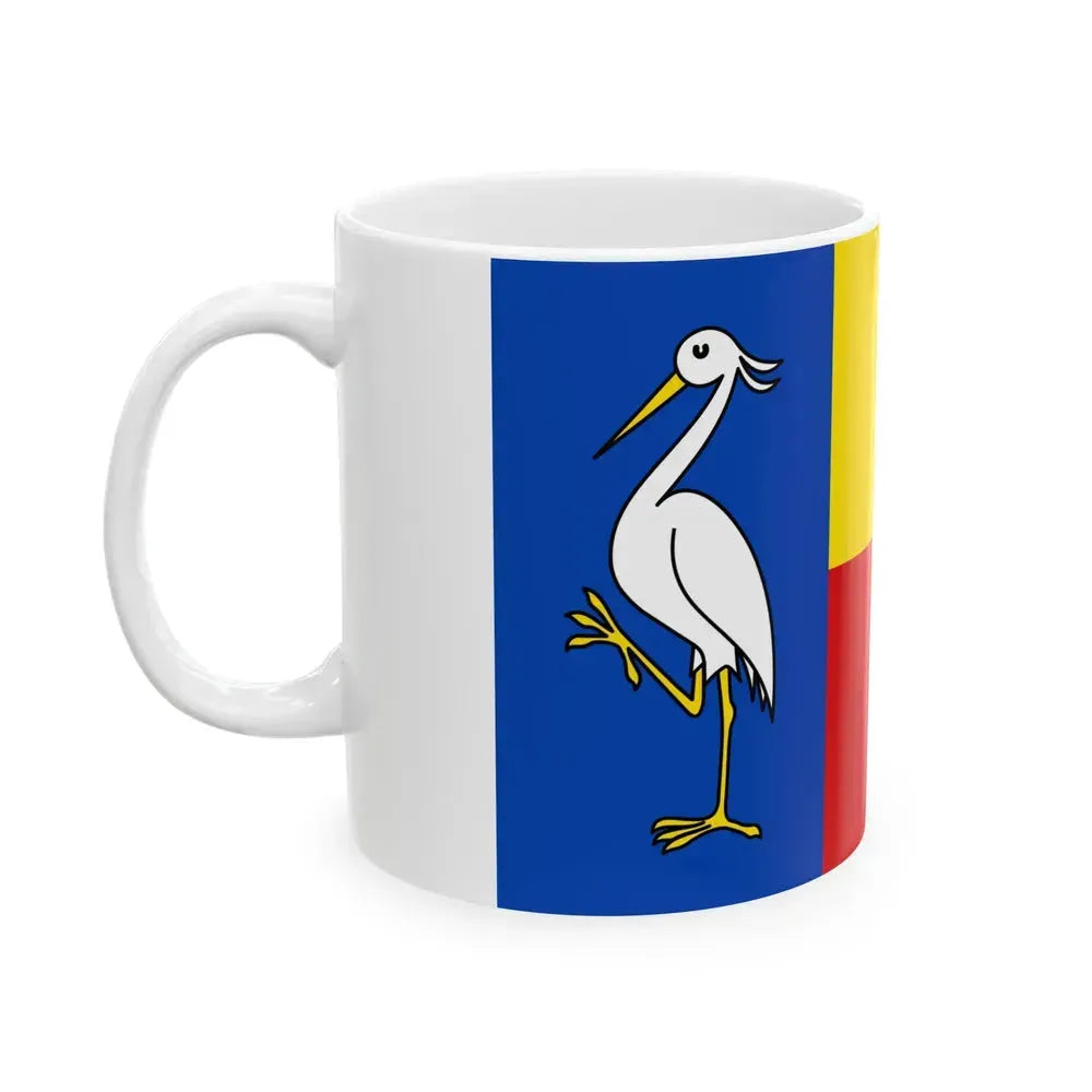 Flag of Ludwigslust Parchim Germany - White Coffee Mug - Go Mug Yourself