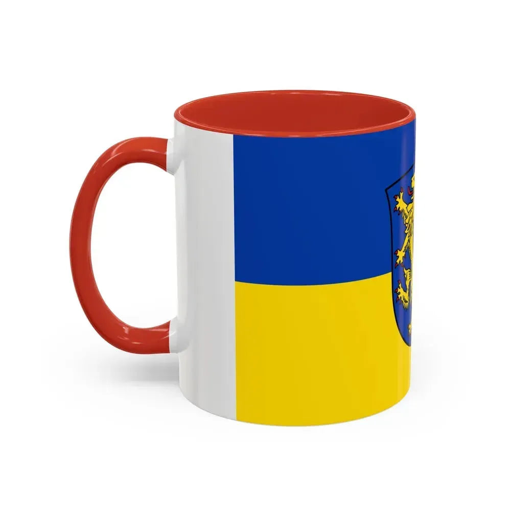 Flag of Lueneburg Germany - Accent Coffee Mug - Go Mug Yourself