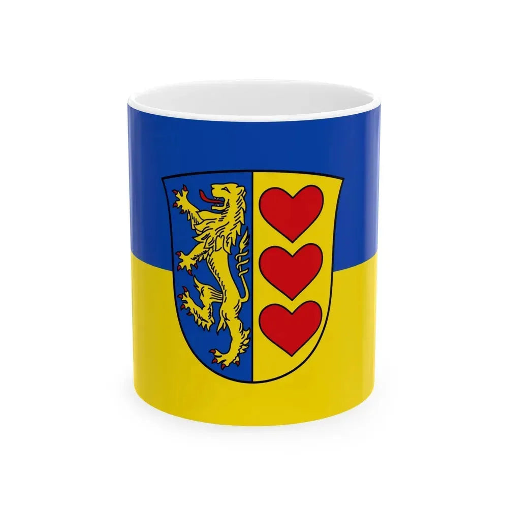 Flag of Lueneburg Germany - White Coffee Mug 11oz - Go Mug Yourself