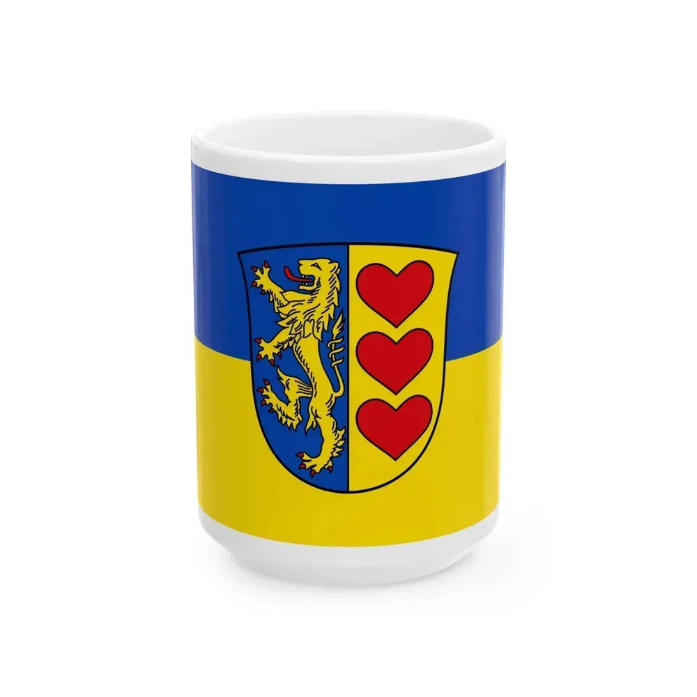 Flag of Lueneburg Germany - White Coffee Mug 15oz - Go Mug Yourself