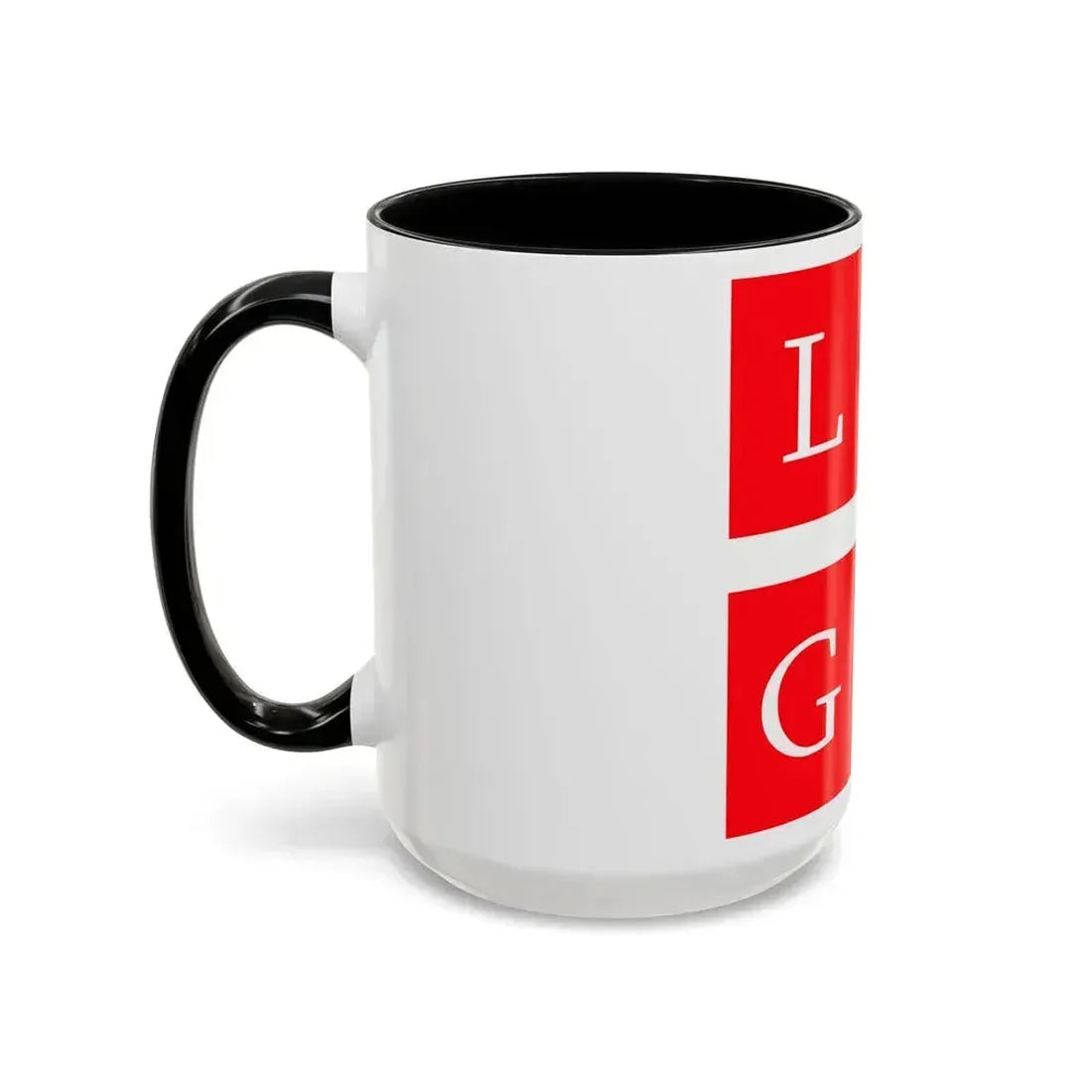 Flag of Lugano Switzerland - Accent Coffee Mug - Go Mug Yourself