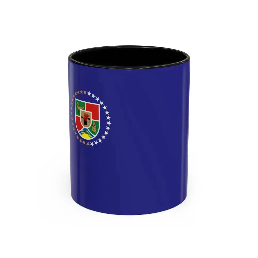 Flag of Luhansk Oblast Ukraine - Accent Coffee Mug 11oz Black - Go Mug Yourself