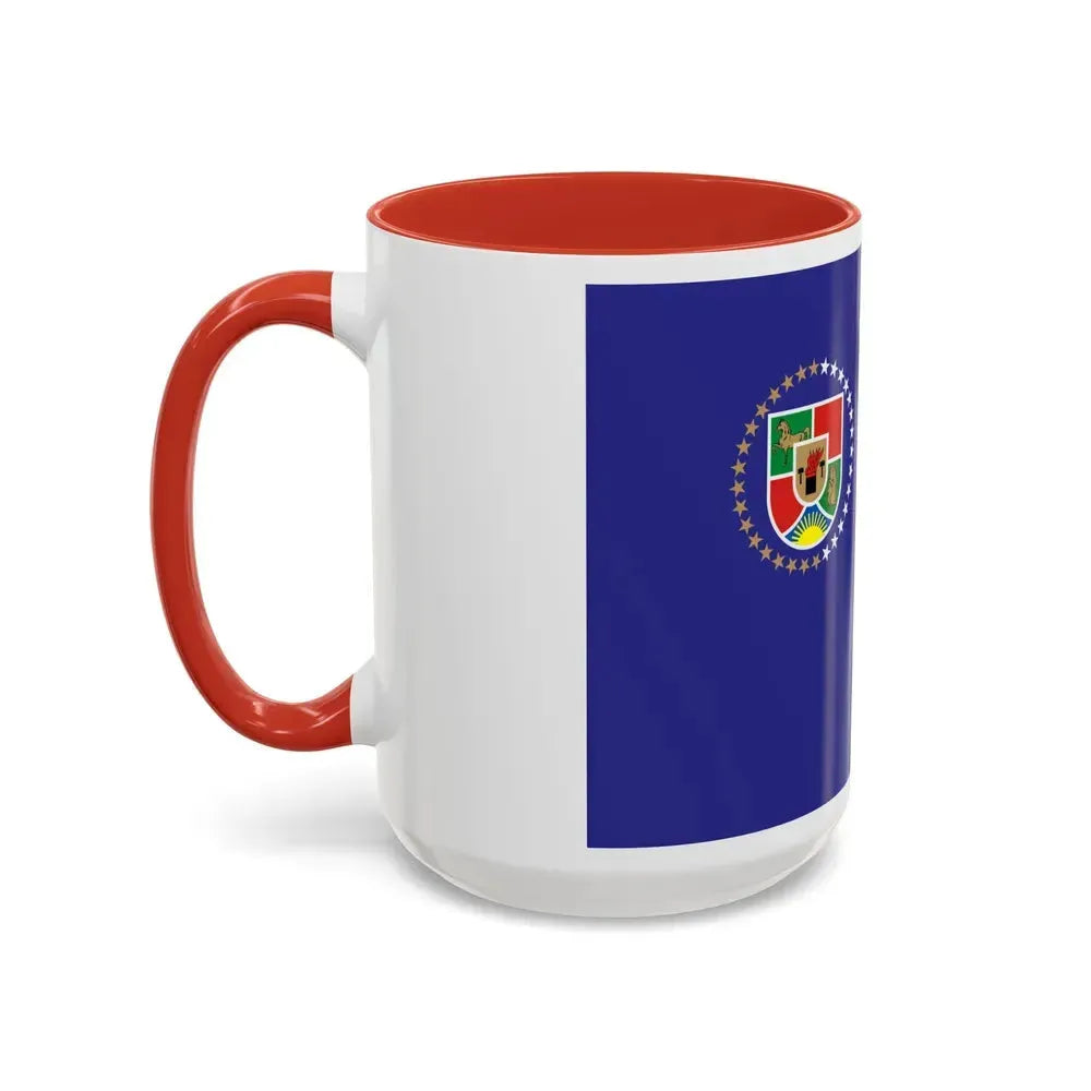 Flag of Luhansk Oblast Ukraine - Accent Coffee Mug - Go Mug Yourself