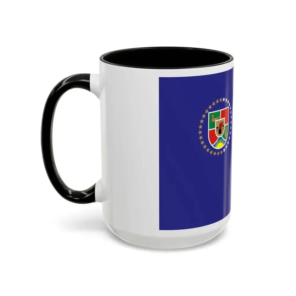 Flag of Luhansk Oblast Ukraine - Accent Coffee Mug - Go Mug Yourself