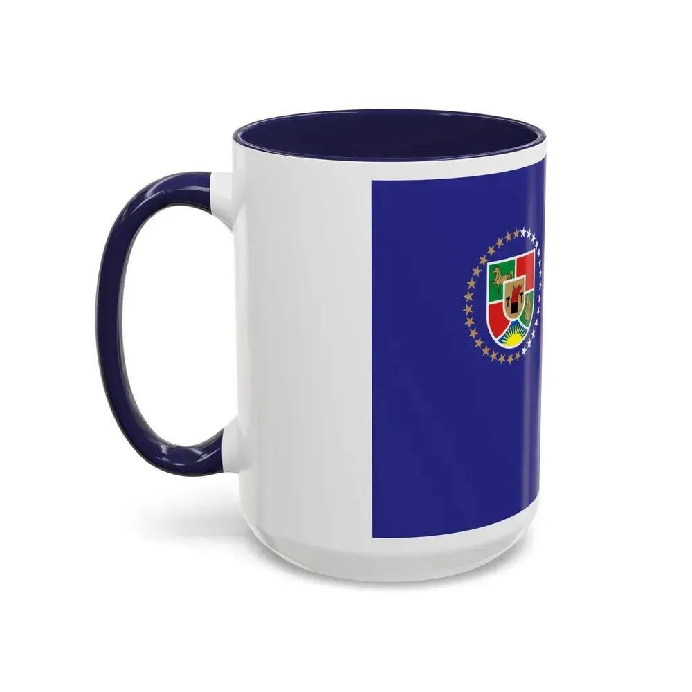 Flag of Luhansk Oblast Ukraine - Accent Coffee Mug - Go Mug Yourself