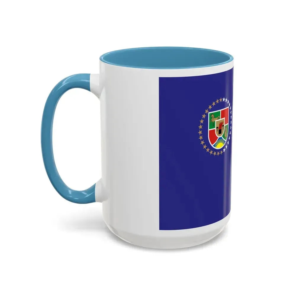 Flag of Luhansk Oblast Ukraine - Accent Coffee Mug - Go Mug Yourself