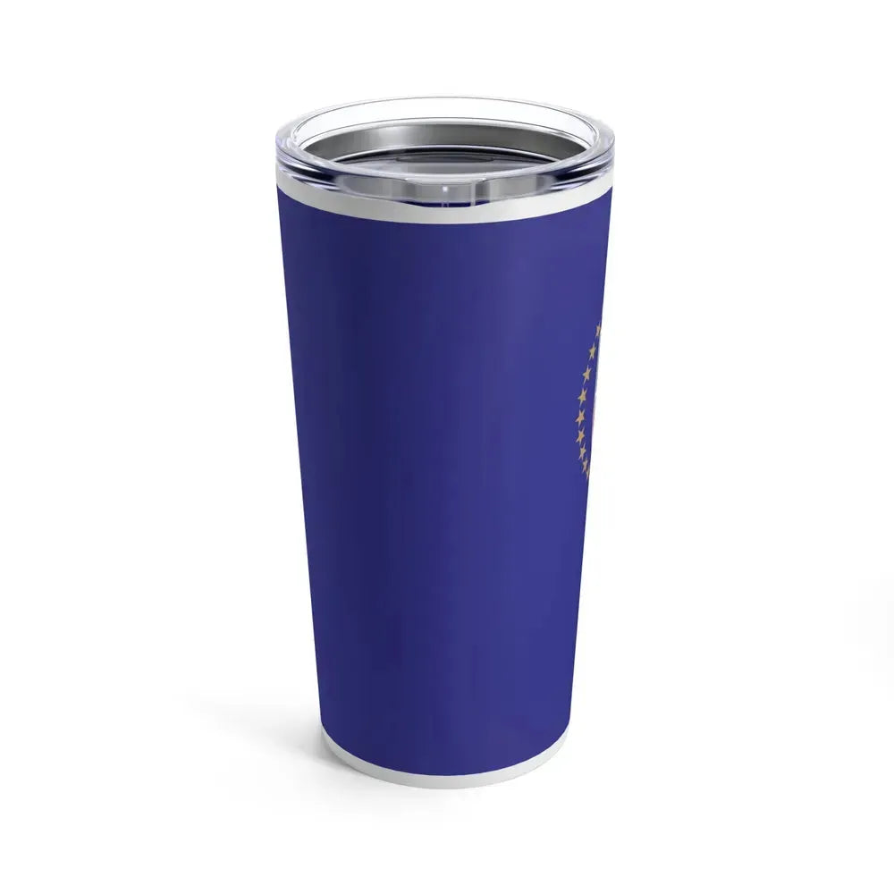 Flag of Luhansk Oblast Ukraine - Tumbler 20oz - Go Mug Yourself