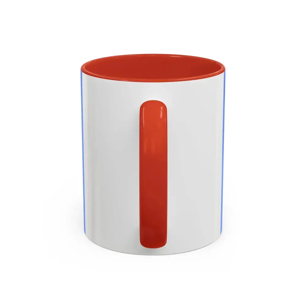 Flag of Luhansk Ukraine - Accent Coffee Mug - Go Mug Yourself