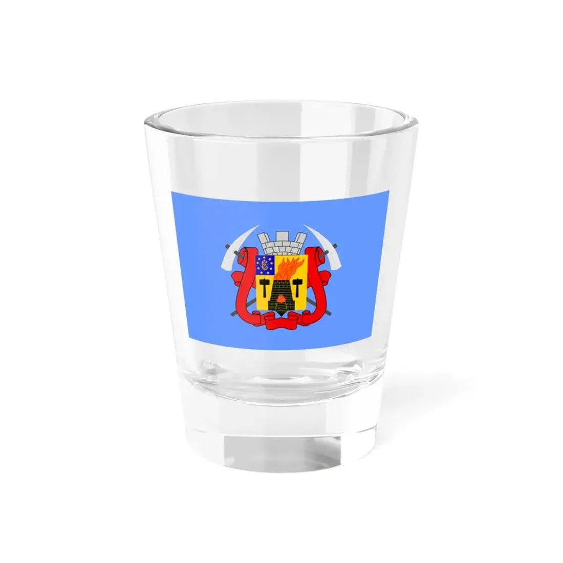 Flag of Luhansk Ukraine - Shot Glass 1.5oz 1.5oz - Go Mug Yourself