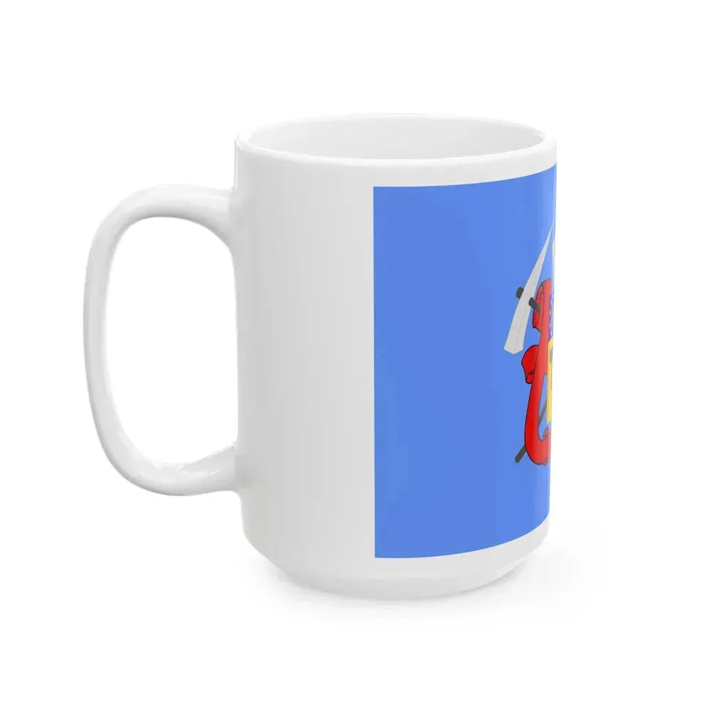 Flag of Luhansk Ukraine - White Coffee Mug - Go Mug Yourself