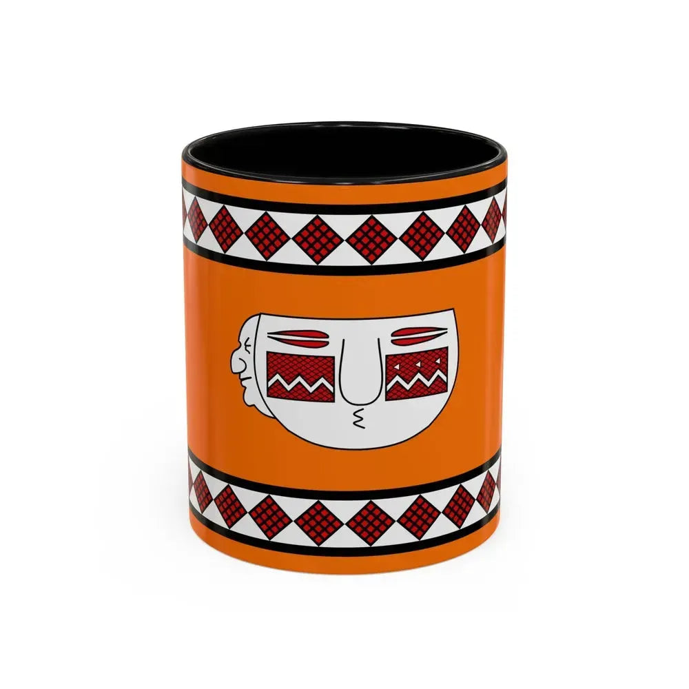Flag of Lule people - Accent Coffee Mug 11oz Black - Go Mug Yourself