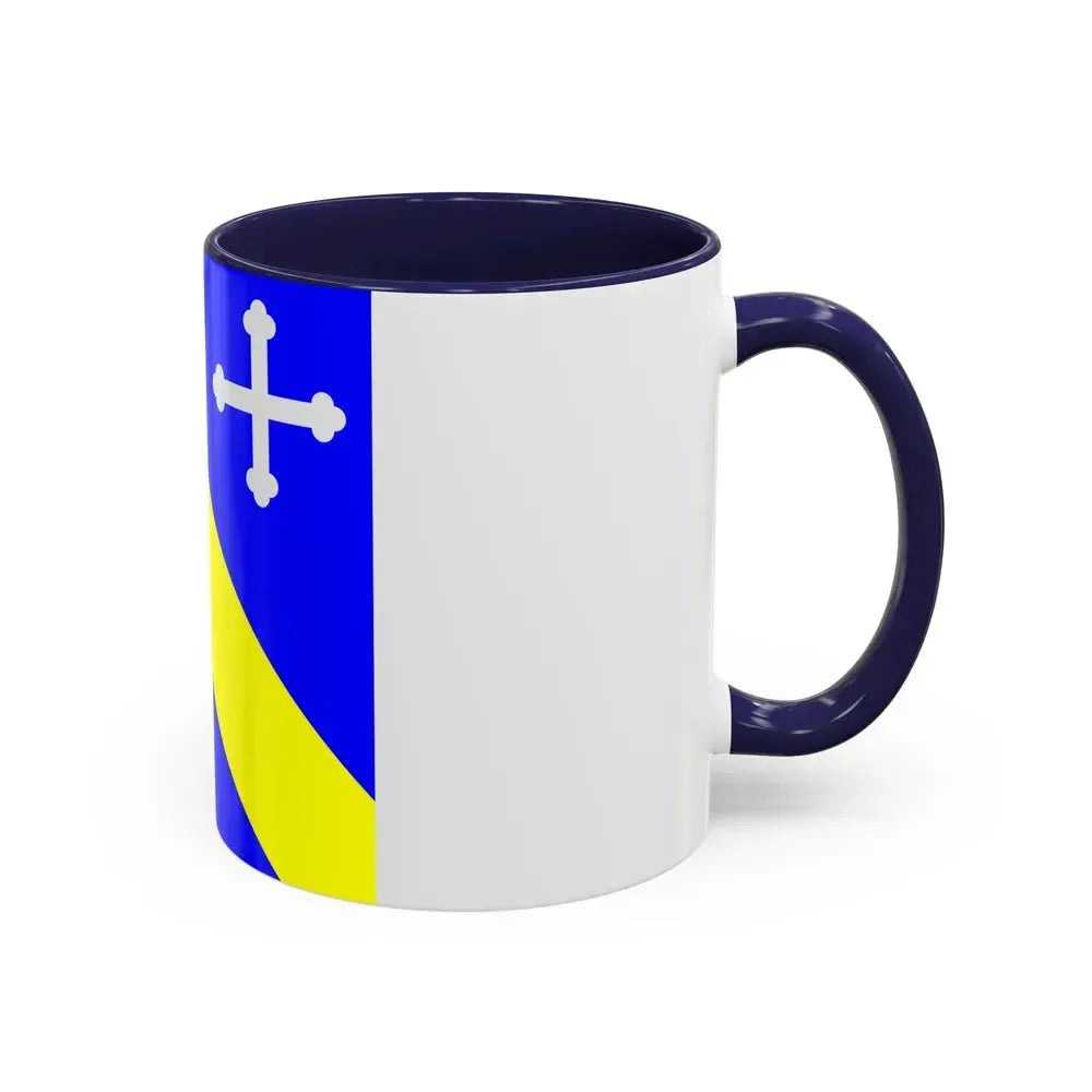Flag of Lully Switzerland - Accent Coffee Mug - Go Mug Yourself