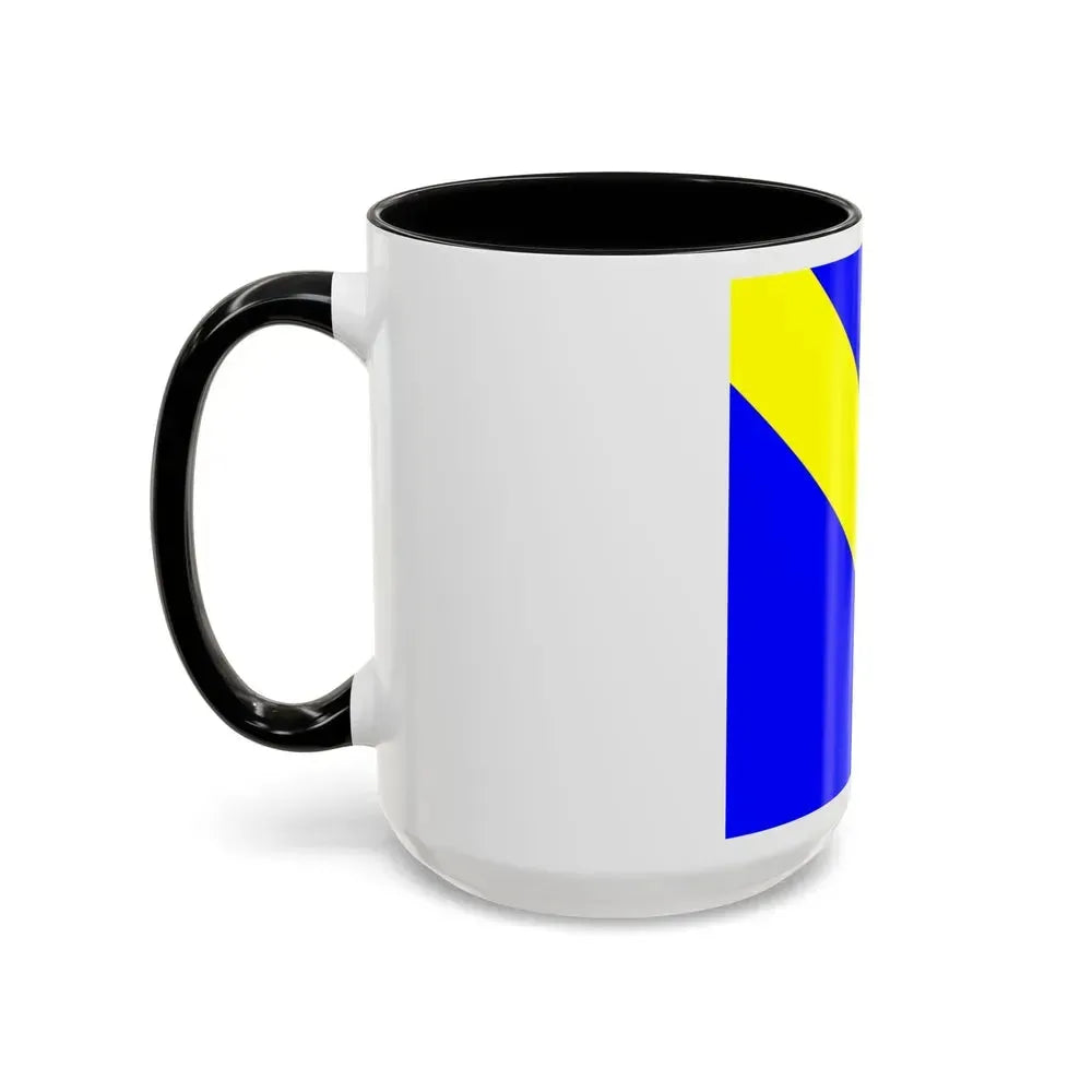 Flag of Lully Switzerland - Accent Coffee Mug - Go Mug Yourself